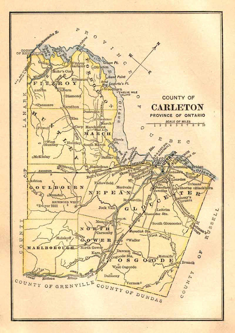 Carleton County 1885
