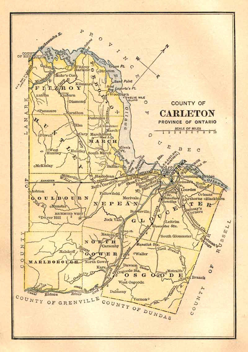Carleton County 1885