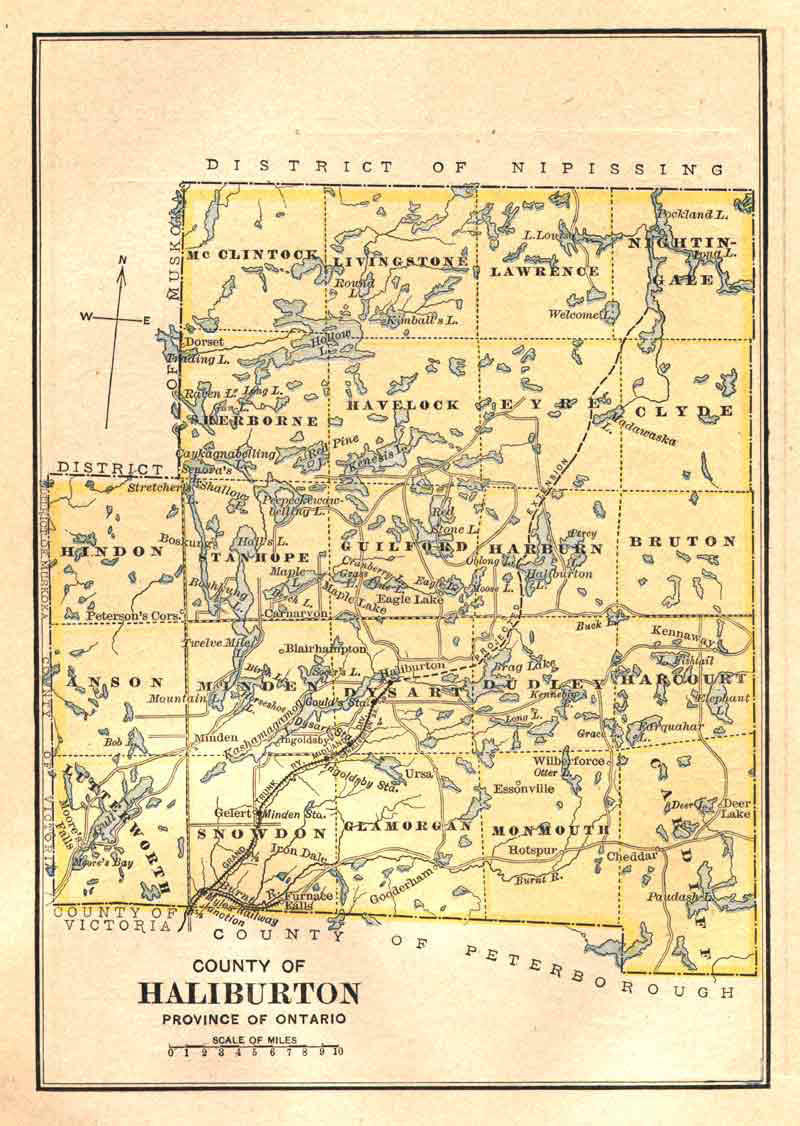 Haliburton County 1885
