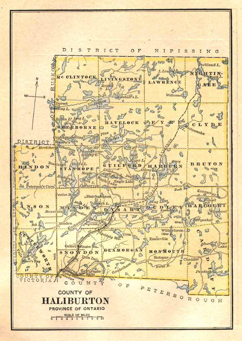 Haliburton County 1885