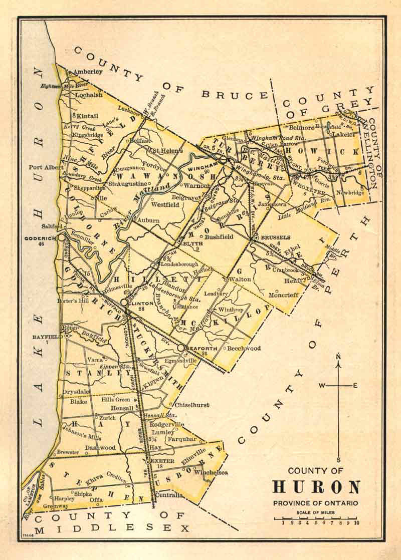 Huron County 1885
