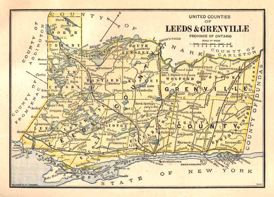 Dundas, Glengarry & Stormont Counties 1885