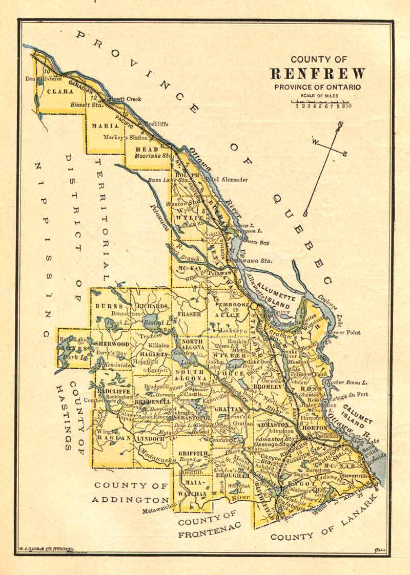 Renfrew County 1885